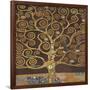 Tree of Life (Brown Variation) II-Gustav Klimt-Framed Art Print
