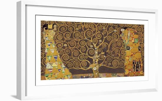 Tree of Life (Brown Variation) IV-Gustav Klimt-Framed Art Print