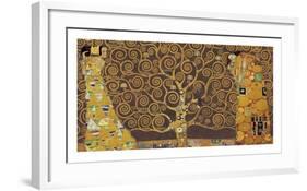 Tree of Life (Brown Variation) IV-Gustav Klimt-Framed Art Print