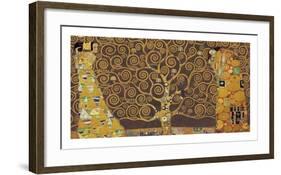 Tree of Life (Brown Variation) IV-Gustav Klimt-Framed Art Print