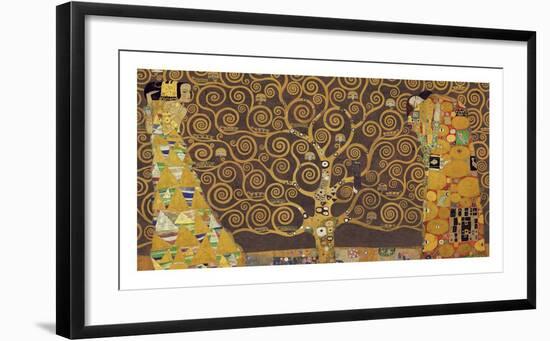 Tree of Life (Brown Variation) IV-Gustav Klimt-Framed Art Print