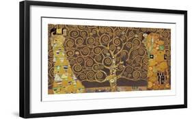 Tree of Life (Brown Variation) IV-Gustav Klimt-Framed Art Print