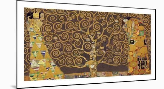 Tree of Life (Brown Variation) IV-Gustav Klimt-Mounted Art Print