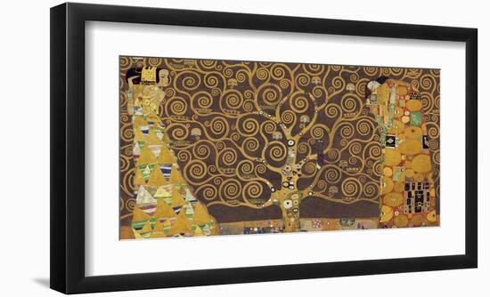 Tree of Life (Brown Variation) IV-Gustav Klimt-Framed Art Print