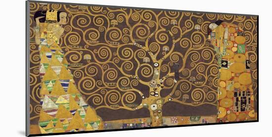 Tree of Life (Brown Variation) IV-Gustav Klimt-Mounted Art Print