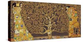 Tree of Life (Brown Variation) IV-Gustav Klimt-Stretched Canvas