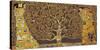 Tree of Life (Brown Variation) IV-Gustav Klimt-Stretched Canvas