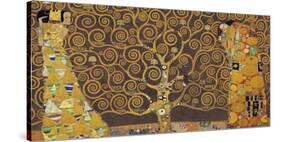 Tree of Life (Brown Variation) IV-Gustav Klimt-Stretched Canvas