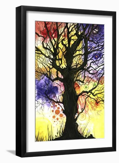 Tree of Life II-Cherie Roe Dirksen-Framed Premium Giclee Print