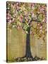 Tree of Life Lexicon Tree 4-Blenda Tyvoll-Stretched Canvas