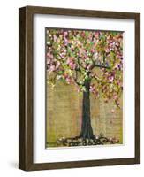 Tree of Life Lexicon Tree 4-Blenda Tyvoll-Framed Art Print