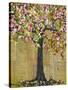 Tree of Life Lexicon Tree 4-Blenda Tyvoll-Stretched Canvas