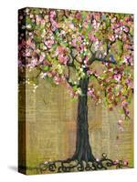 Tree of Life Lexicon Tree 4-Blenda Tyvoll-Stretched Canvas