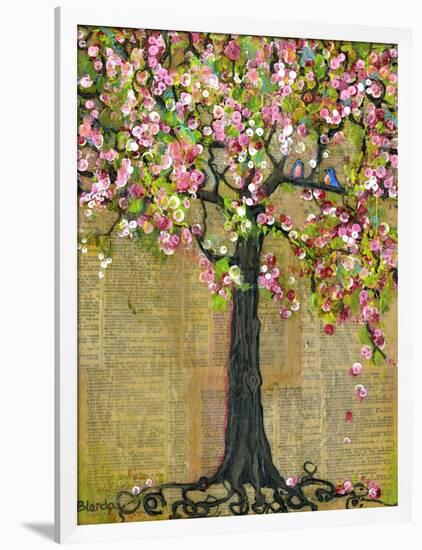 Tree of Life Lexicon Tree 4-Blenda Tyvoll-Framed Art Print
