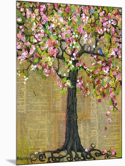 Tree of Life Lexicon Tree 4-Blenda Tyvoll-Mounted Art Print