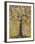 Tree of Life Lexicon Tree 4-Blenda Tyvoll-Framed Art Print