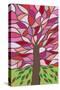 Tree of Life - Pink-Kerri Ambrosino-Stretched Canvas