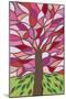 Tree of Life - Pink-Kerri Ambrosino-Mounted Giclee Print