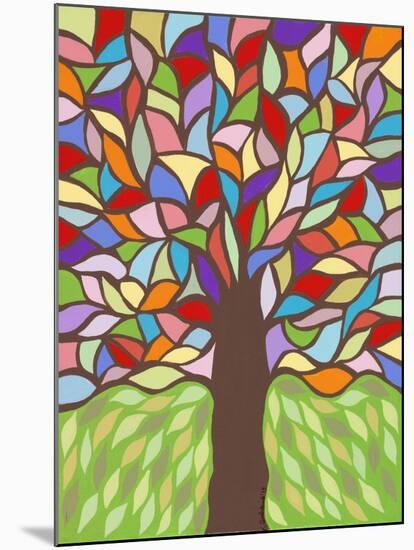 Tree of Life - Rainbow I-Kerri Ambrosino-Mounted Giclee Print