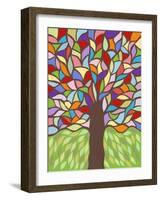 Tree of Life - Rainbow I-Kerri Ambrosino-Framed Giclee Print