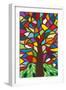 Tree of Life - Rainbow II-Kerri Ambrosino-Framed Giclee Print
