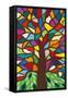 Tree of Life - Rainbow II-Kerri Ambrosino-Framed Stretched Canvas