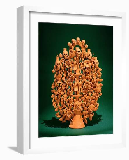 Tree of Life (Single-Fired Earthenware)-Mexican-Framed Giclee Print