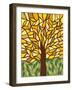 Tree of Life - Yellow-Kerri Ambrosino-Framed Giclee Print