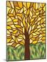Tree of Life - Yellow-Kerri Ambrosino-Mounted Giclee Print