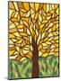 Tree of Life - Yellow-Kerri Ambrosino-Mounted Giclee Print