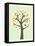 Tree of Life-Jazzberry Blue-Framed Stretched Canvas