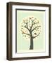 Tree of Life-Jazzberry Blue-Framed Art Print