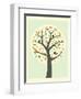 Tree of Life-Jazzberry Blue-Framed Art Print