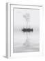 Tree on Lake Landscape Solitude Concept-Veneratio-Framed Art Print