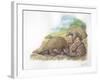 Tree Pangolins Manis Tricuspis Catching Ants-null-Framed Giclee Print