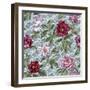 Tree Peony Scroll and Texture-Bill Jackson-Framed Giclee Print