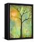 Tree Print Art Hello Sunshine-Blenda Tyvoll-Framed Stretched Canvas