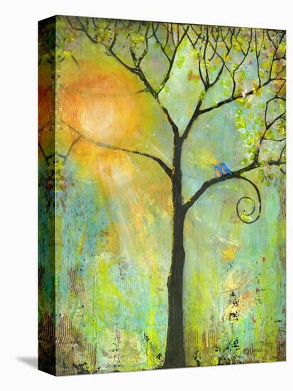 Tree Print Art Hello Sunshine-Blenda Tyvoll-Stretched Canvas