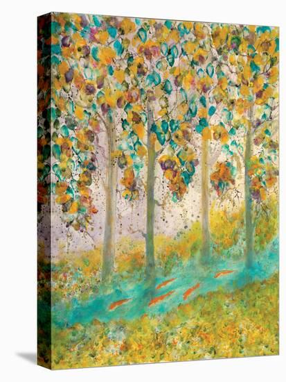 Tree Raku, 2000-Carolyn Mary Kleefeld-Stretched Canvas