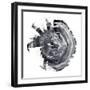 Tree Ring Abstract II-Ethan Harper-Framed Art Print