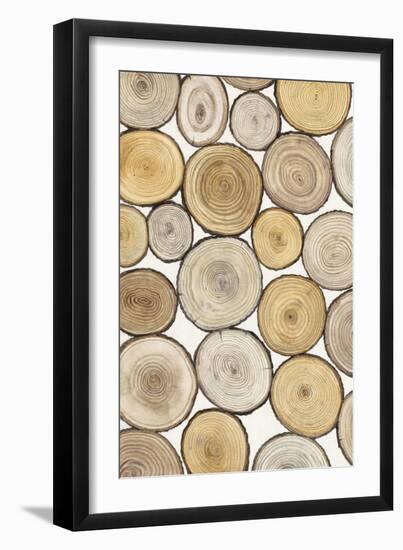 Tree Ring Study I-Tim OToole-Framed Art Print