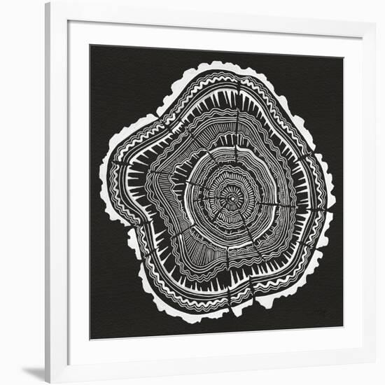 Tree Rings Black-Cat Coquillette-Framed Giclee Print