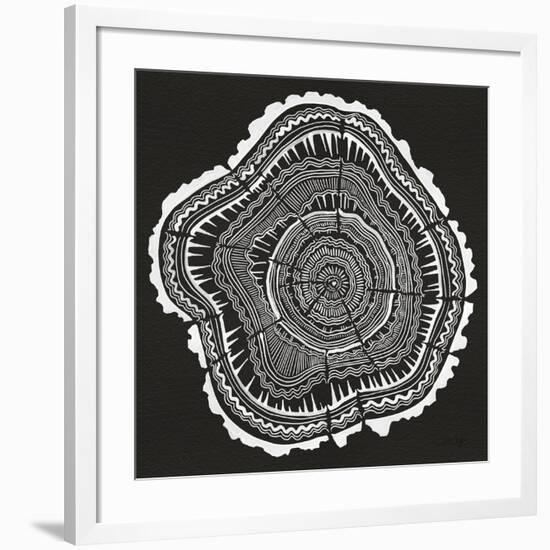 Tree Rings Black-Cat Coquillette-Framed Giclee Print