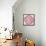 Tree Rings in Pink-Cat Coquillette-Framed Stretched Canvas displayed on a wall