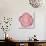 Tree Rings in Pink-Cat Coquillette-Giclee Print displayed on a wall