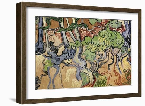 Tree Roots, 1890-Vincent van Gogh-Framed Giclee Print