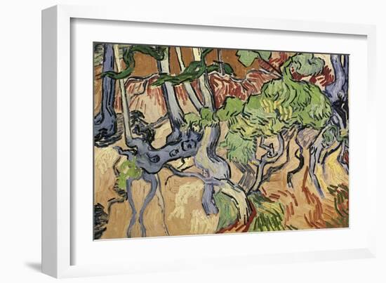 Tree Roots, 1890-Vincent van Gogh-Framed Giclee Print