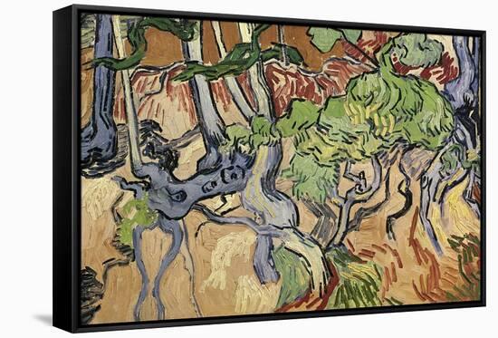 Tree Roots, 1890-Vincent van Gogh-Framed Stretched Canvas