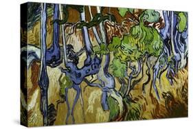 Tree Roots and Tree Trunks-Vincent van Gogh-Stretched Canvas