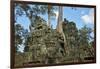 Tree Roots Growing over Ta Prohm Temple Ruins, Angkor World Heritage Site, Siem Reap, Cambodia-David Wall-Framed Photographic Print